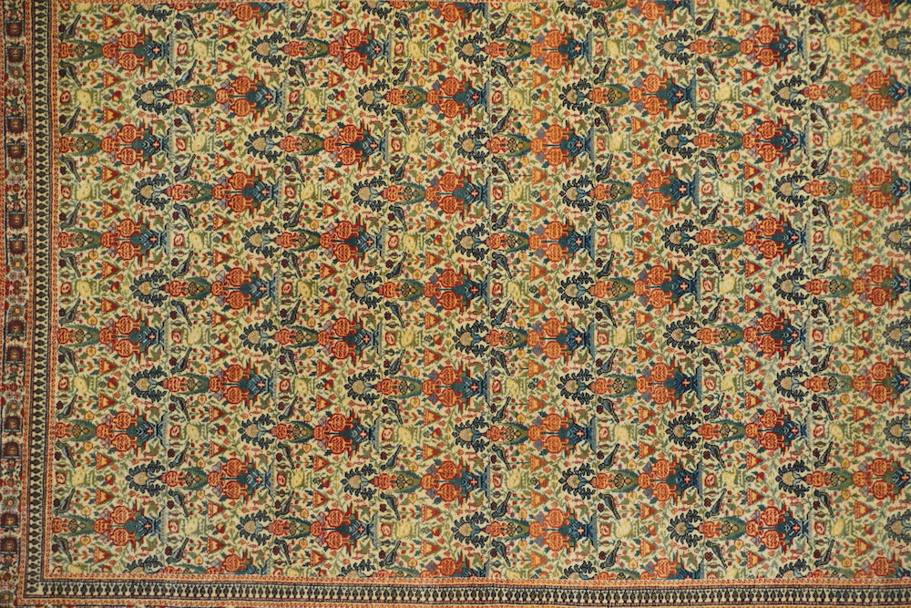 Extreamly Fine Antique Persian Tehran Rug 4'9'' x 6'8''