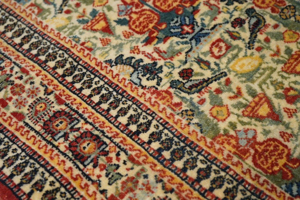 Extreamly Fine Antique Persian Tehran Rug 4'9'' x 6'8''