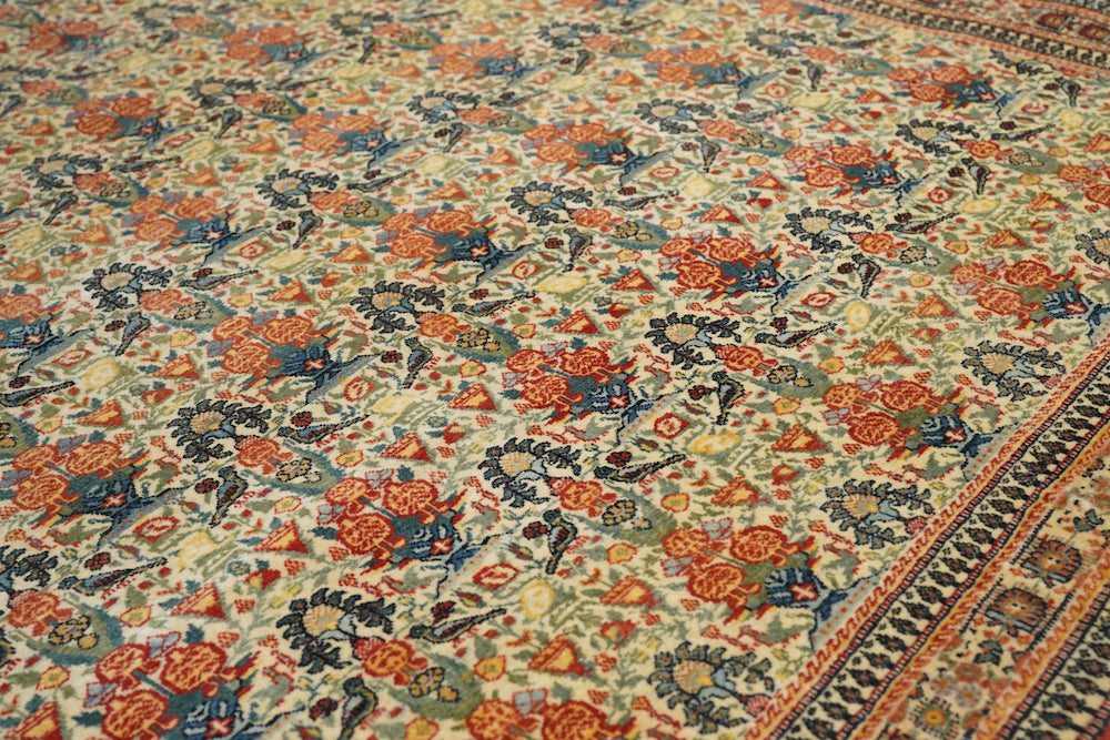Extreamly Fine Antique Persian Tehran Rug 4'9'' x 6'8''