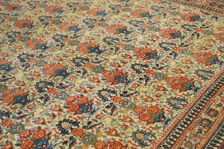 Extreamly Fine Antique Persian Tehran Rug 4'9'' x 6'8''