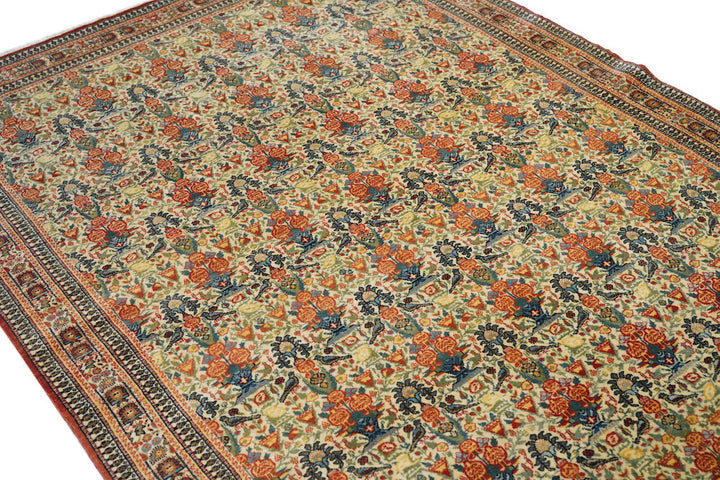 Extreamly Fine Antique Persian Tehran Rug 4'9'' x 6'8''