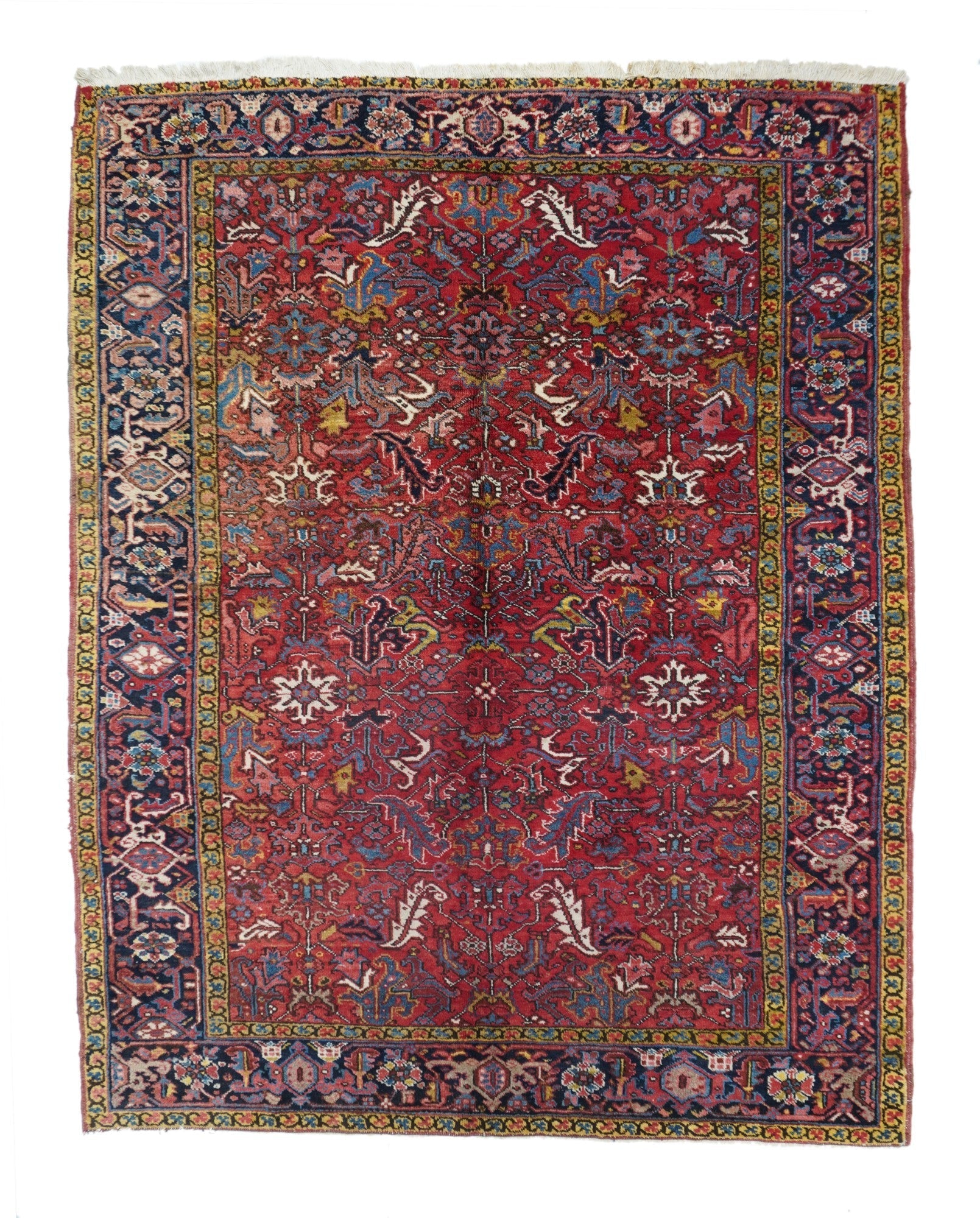 Antique Heriz Rug 6'6'' x 8'7'' – Victor Gallery