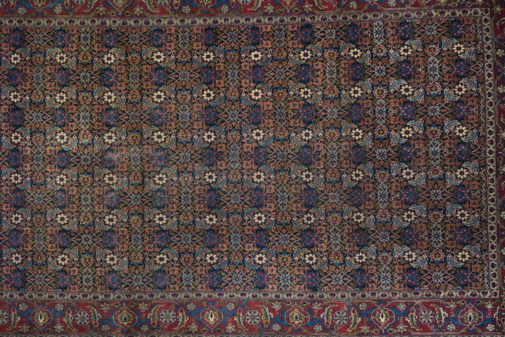 Vintage Tabriz Rug 7'4'' x 11'7''