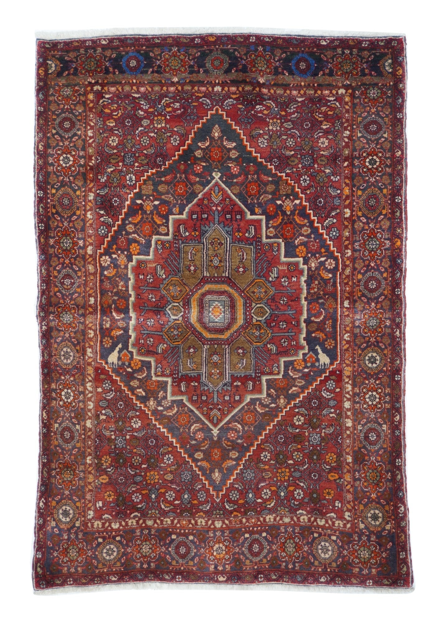 Vintage Bidjar Rug 3'11'' x 6'1'' – Victor Gallery