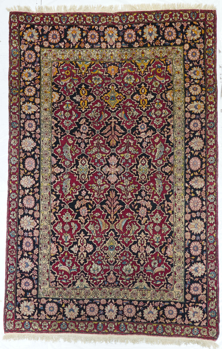 Antique Isfahan Rug 4'7'' x 7'10''