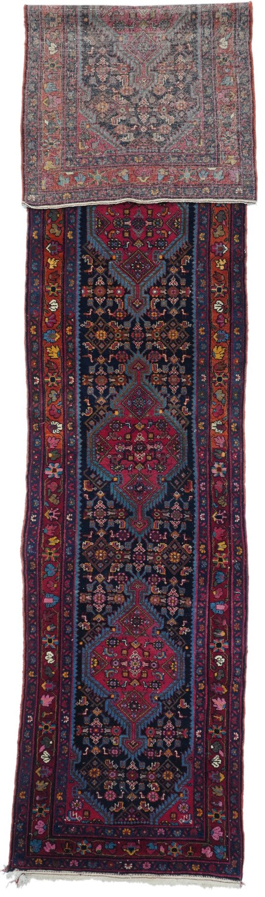Antique Malayer Runner 3'1'' x 14'8''
