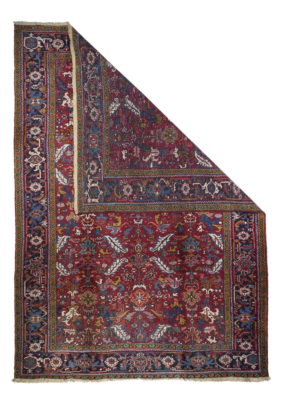 Persian Heriz Wool on Cotton 8'x11'2''