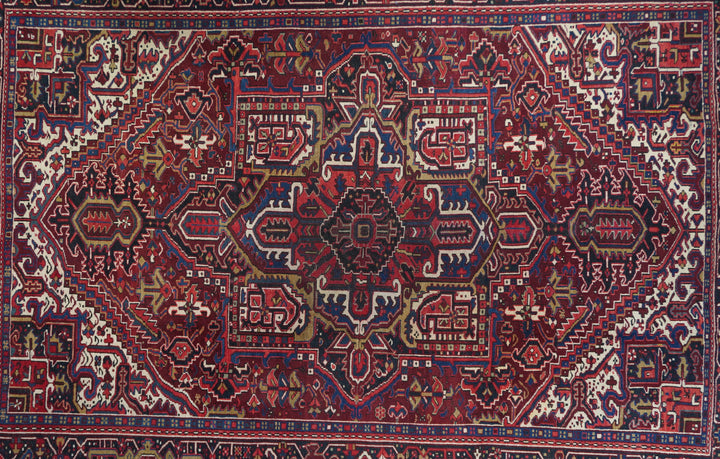 Vintage Heriz Rug 7'9'' x 10'8''