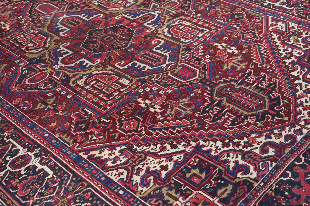 Vintage Heriz Rug 7'9'' x 10'8''
