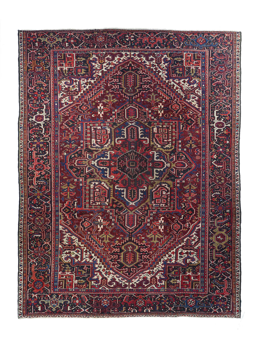 Vintage Heriz Rug 7'9'' x 10'8''