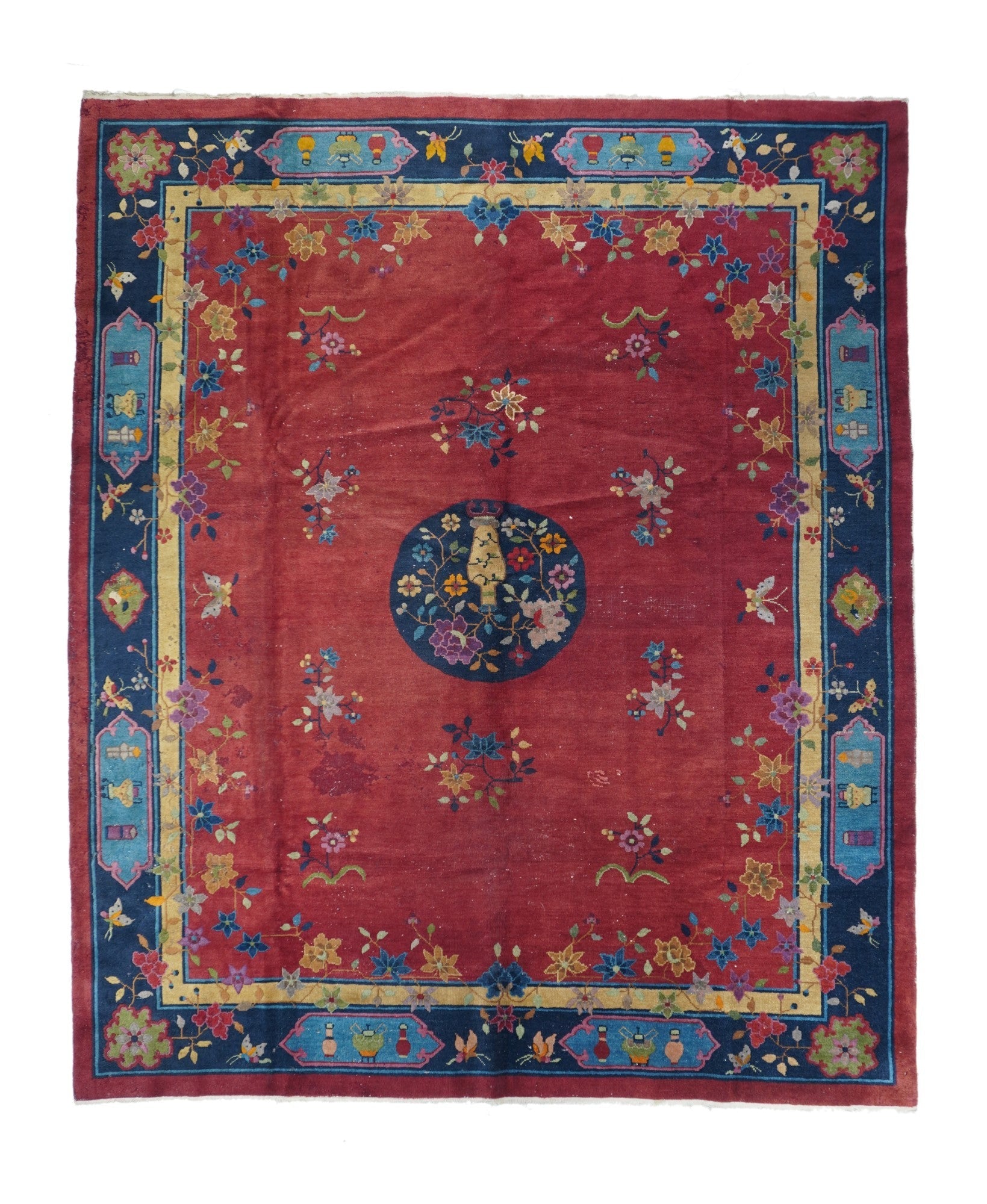 Antique Peking Rug 8'2'' x 9'9'' – Victor Gallery