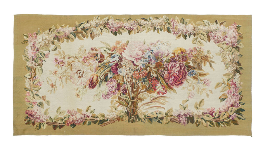 Antique Aubusson-Beauvais Tapestry 2'2'' x 4'6''