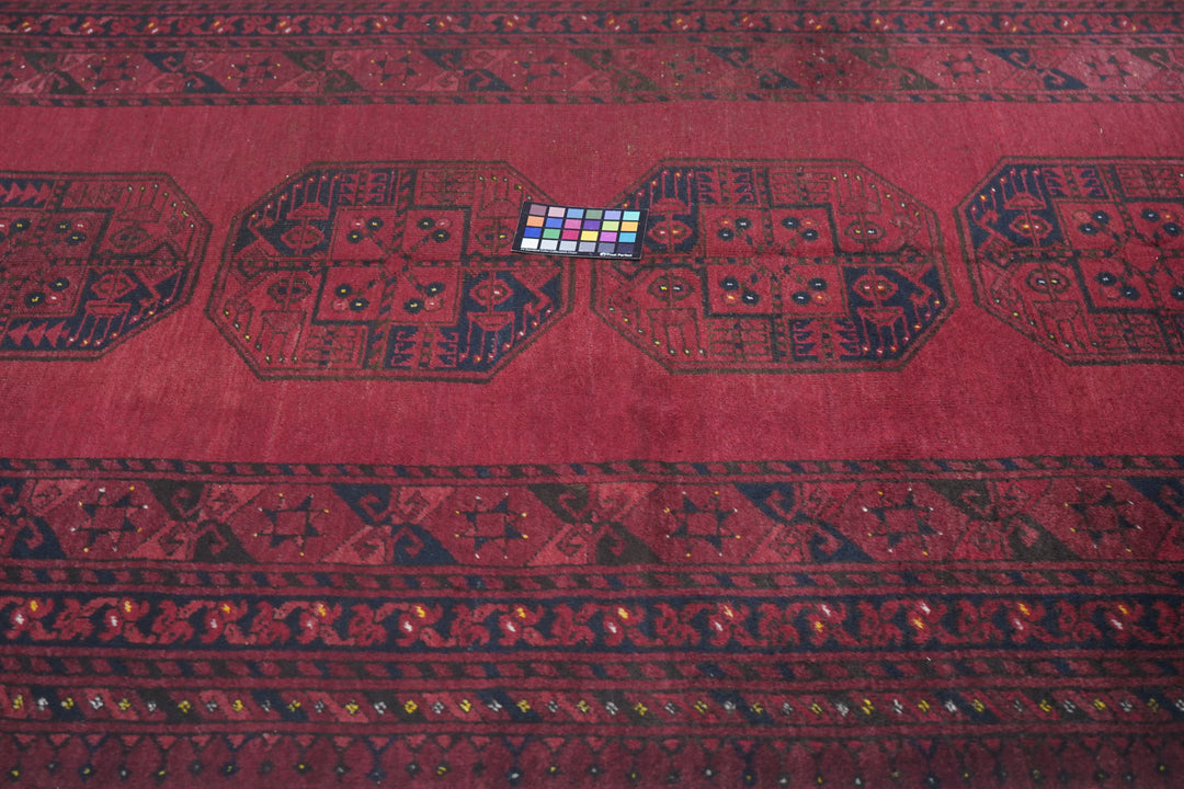 Antique Afghan Rug 5'0" x 8'2''