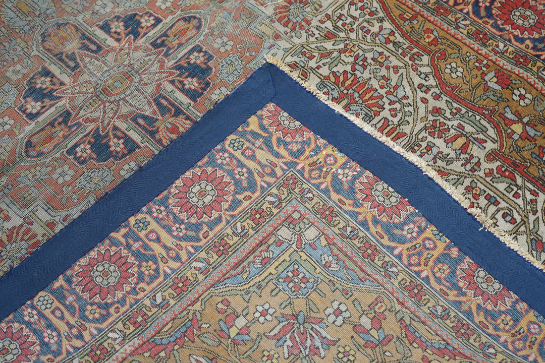 Antique Mohtasham Kashan Rug 4'0'' x 6'2''