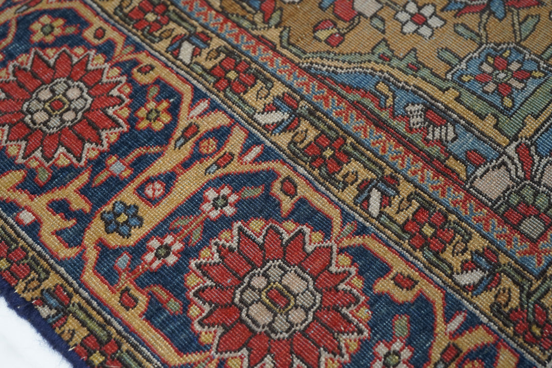 Antique Mohtasham Kashan Rug 4'0'' x 6'2''