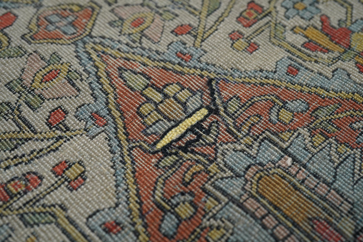 Antique Mohtasham Kashan Rug 4'0'' x 6'2''