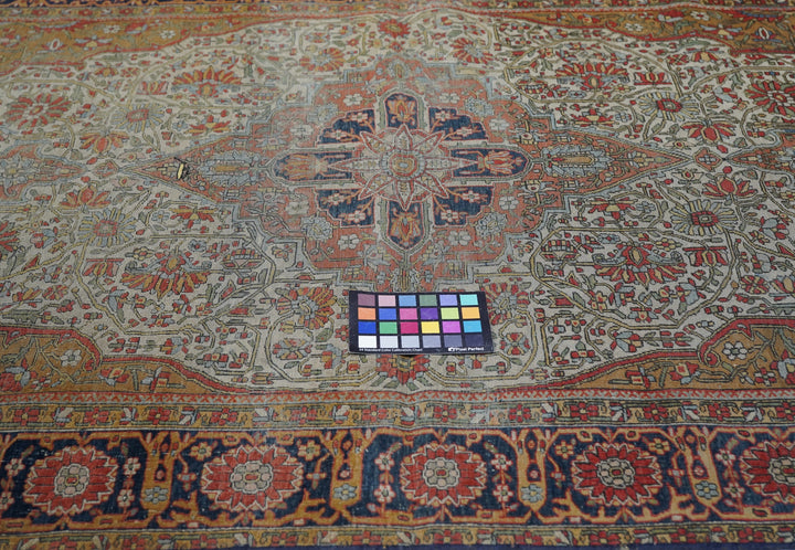 Antique Mohtasham Kashan Rug 4'0'' x 6'2''