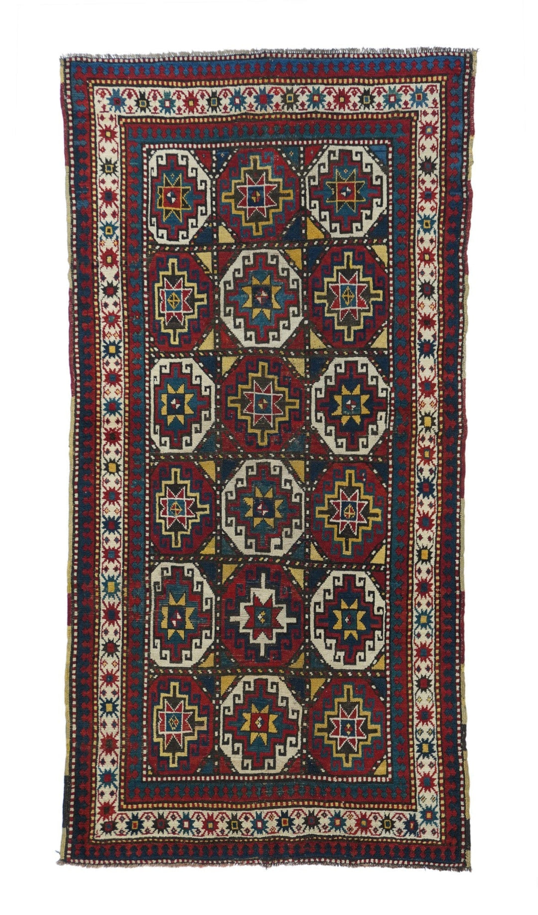 Antique Kazak Rug 4' x 7'8''