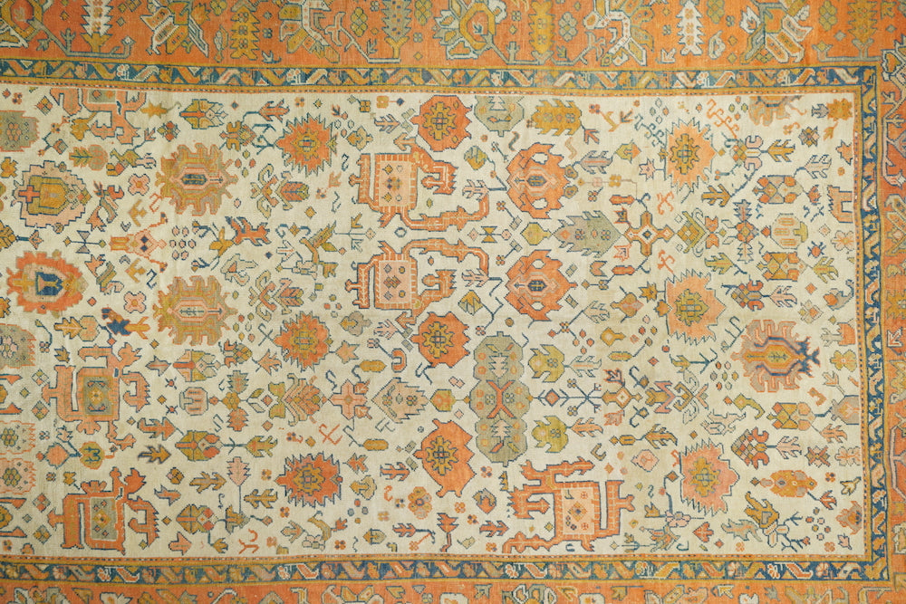 Antique Oushak Rug 9'0'' x 13'5''