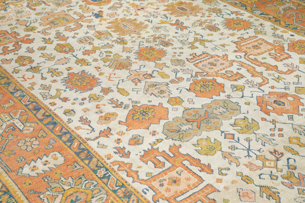 Antique Oushak Rug 9'0'' x 13'5''