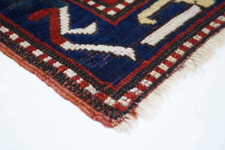 Antique  Caucasian Kazak Rug 4'11'' x 7'0''
