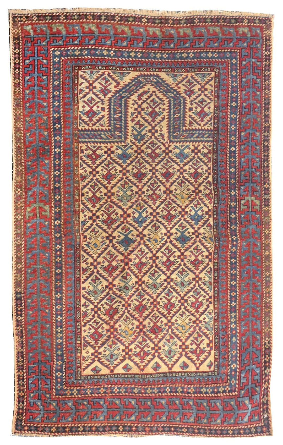 Antique Daghestan Shirvan Rug 3'1'' x 4'3''