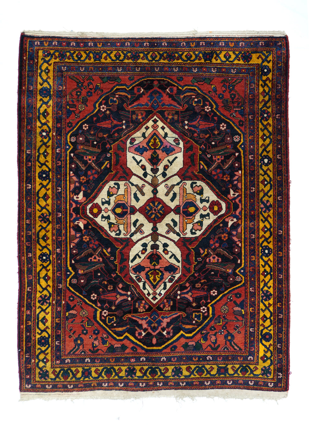 Antique Bakhtiari Rug 5'0'' x 6'4'' – Victor Gallery