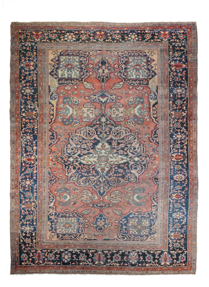 Antique Sarouk Rug 8'9'' x 11'10''