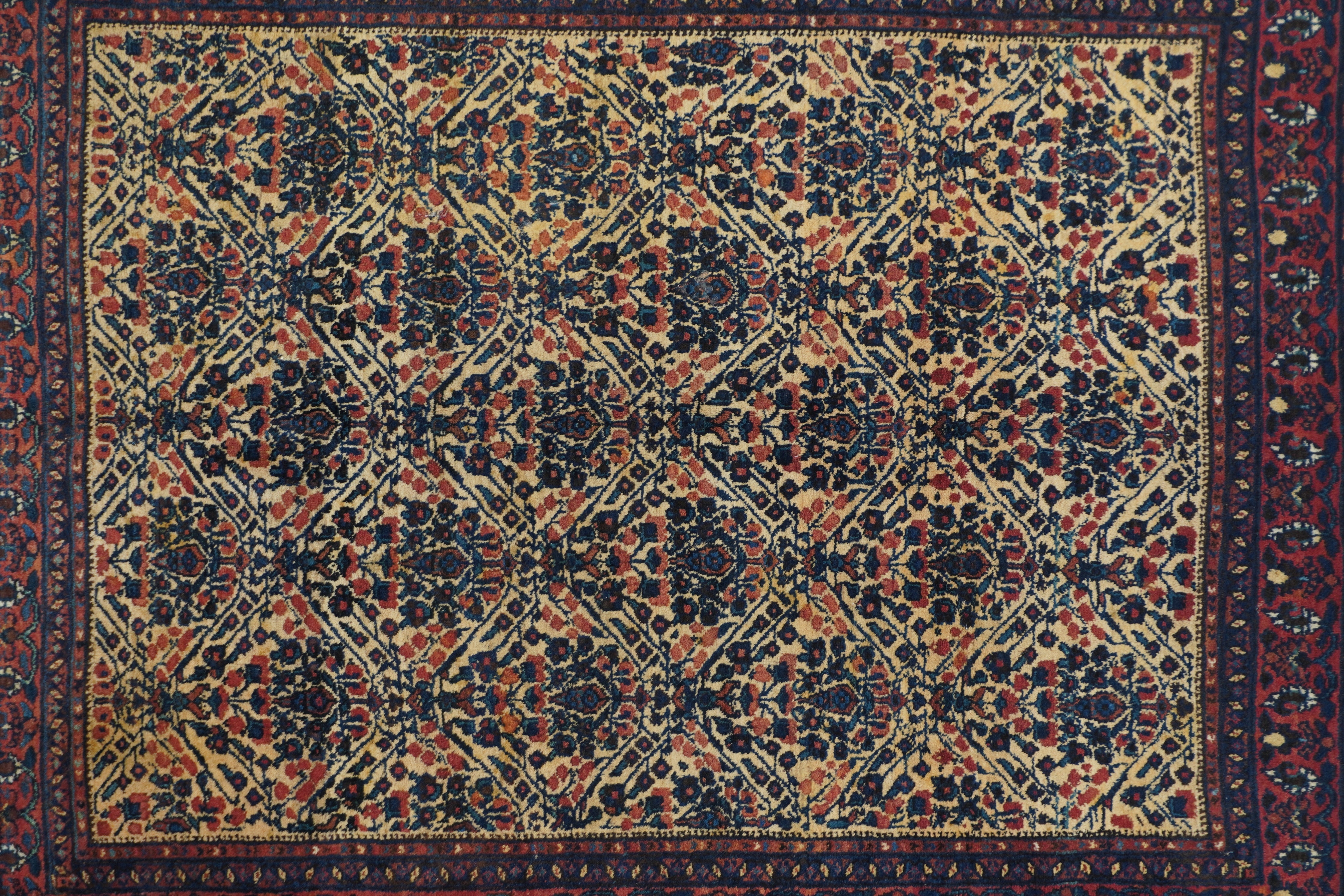 ラグ・カーペット Antique afshar rug Antique Afshar Tribal Rug - 4'5 x 6'1 -125 x 185 cm