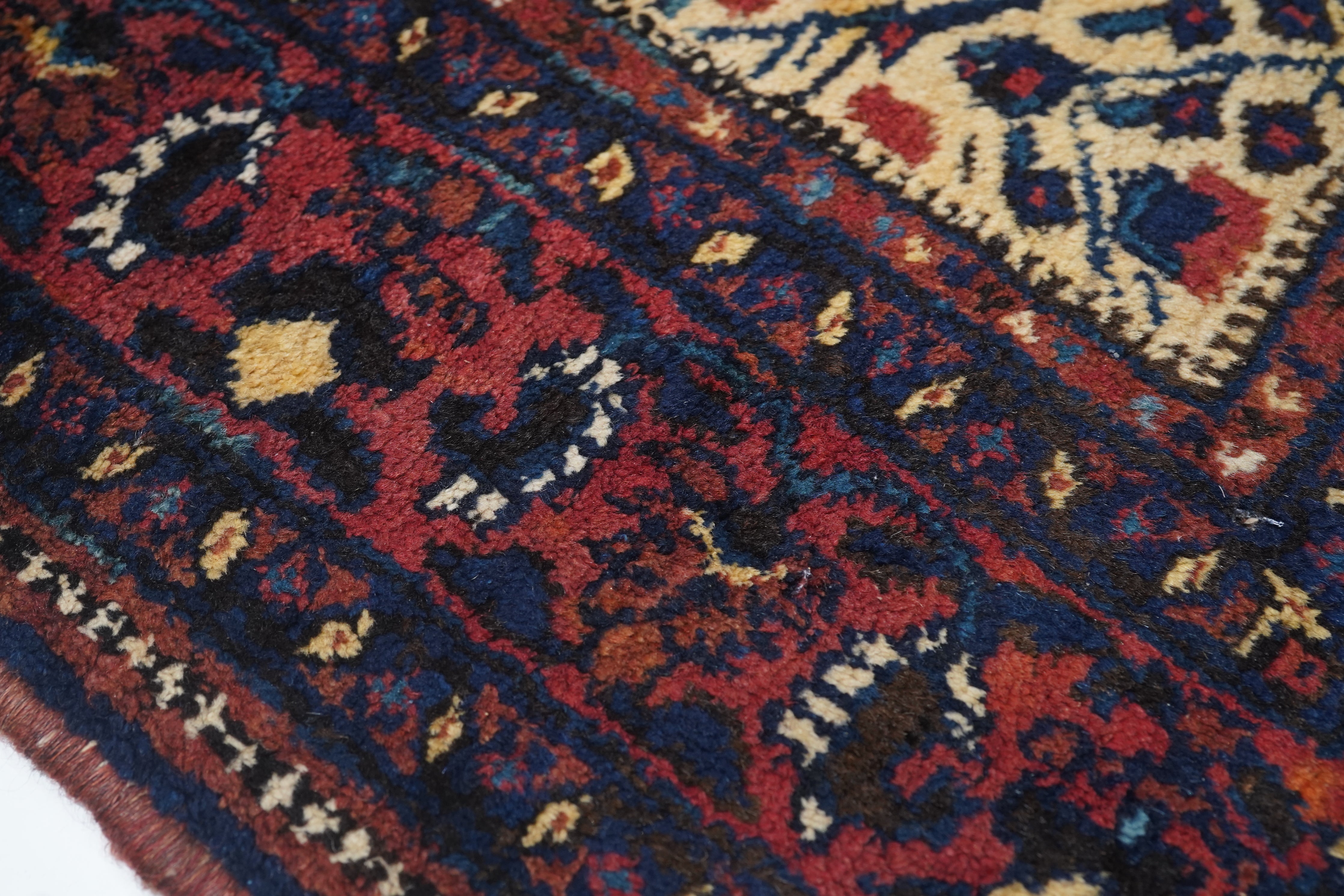 ラグ・カーペット Antique afshar rug Antique Afshar Tribal Rug - 4'5 x 6'1 -125 x 185 cm