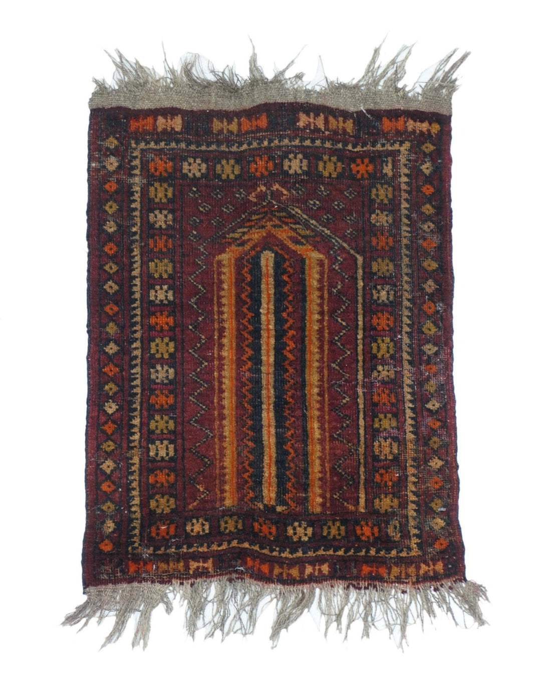 Vintage Afghan Rug 1'6'' x 1'11''