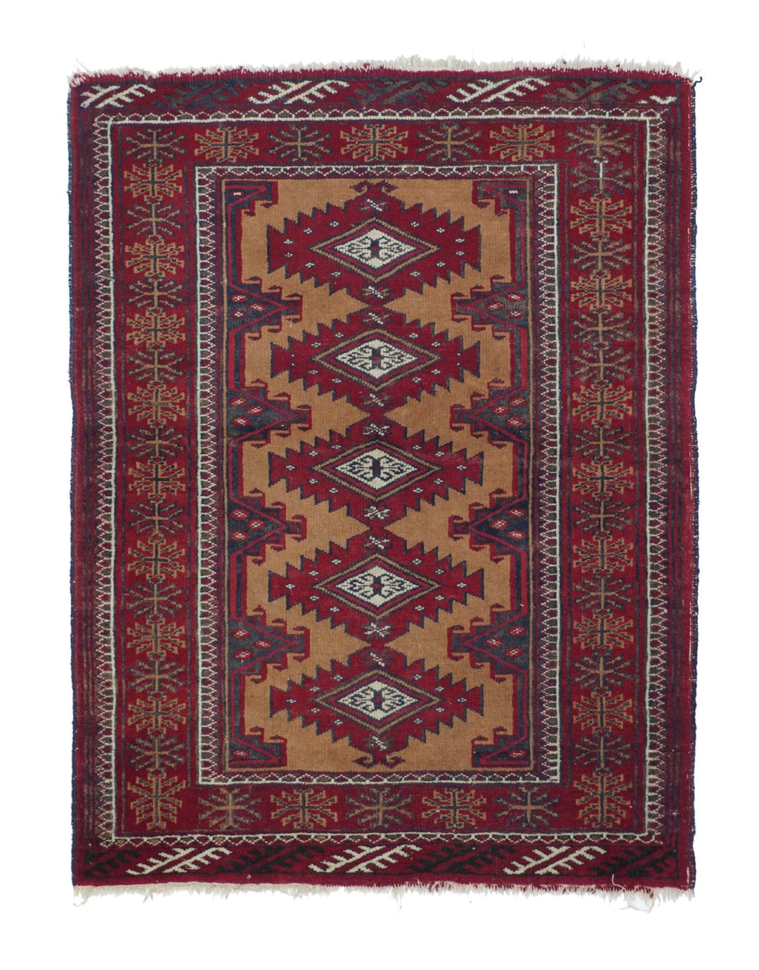 Vintage Turkmen Rug 2'10'' x 3'10''