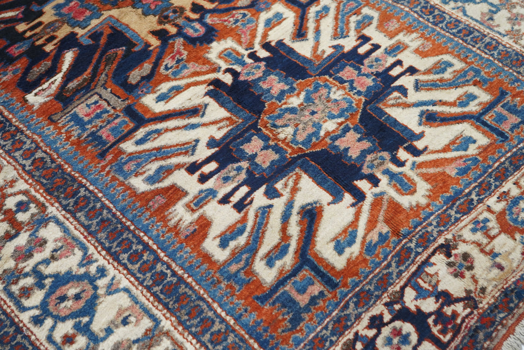 Antique Caucasian Karajeh Weave Rug 4'5'' x 7'5''