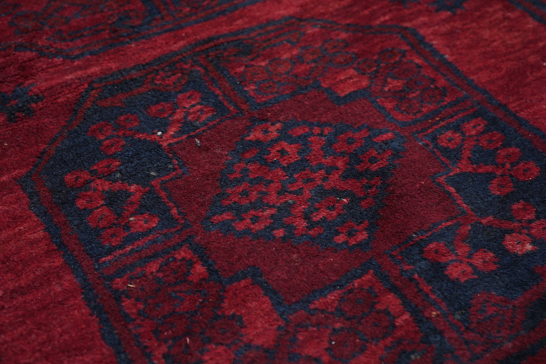 Vintage Bokhara Rug 6'11'' x 8'11''