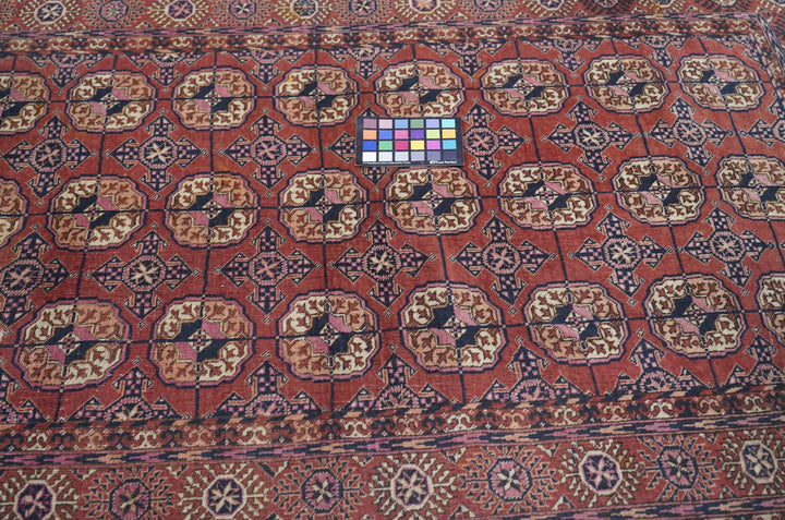 Antique Turkmen Rug 3'8'' x 5'10''