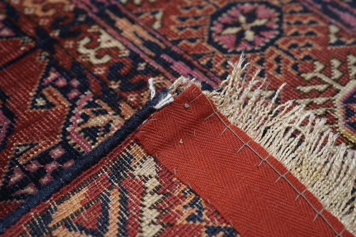 Antique Turkmen Rug 3'8'' x 5'10''
