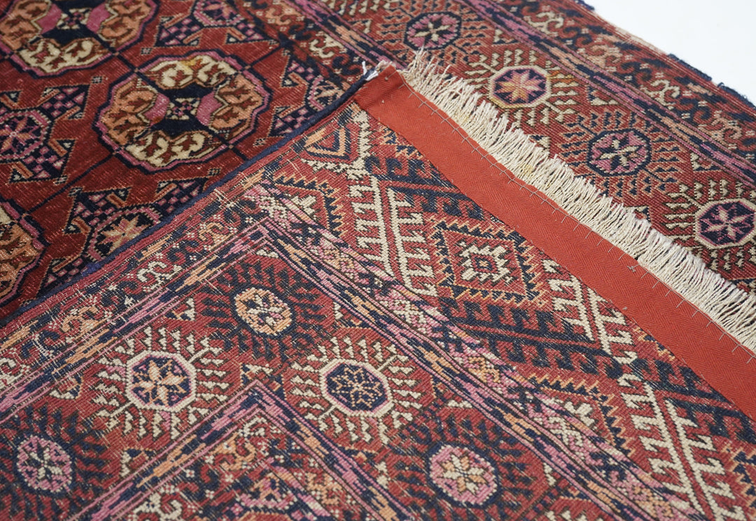 Antique Turkmen Rug 3'8'' x 5'10''