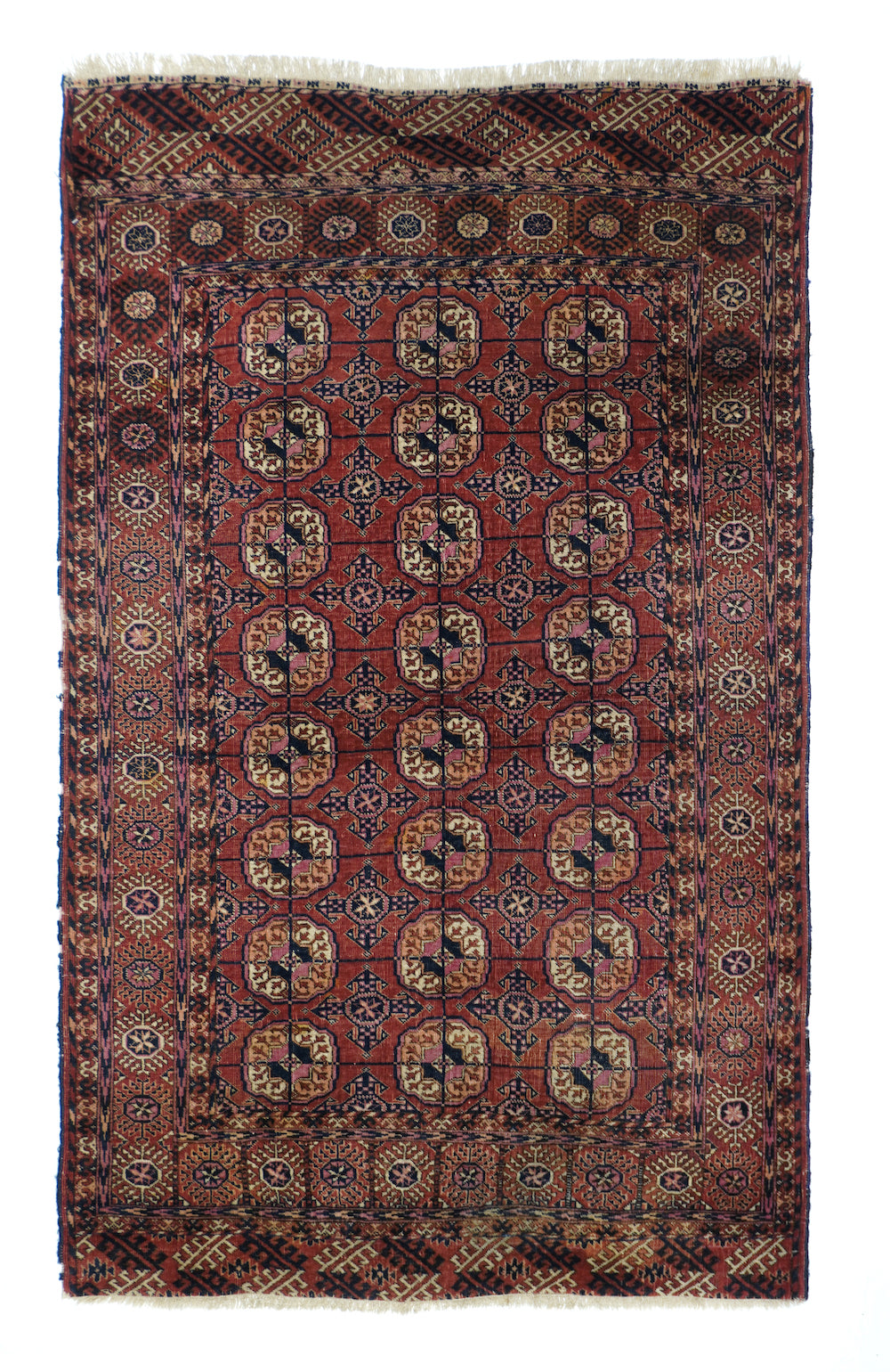 Antique Turkmen Rug 3'8'' x 5'10''
