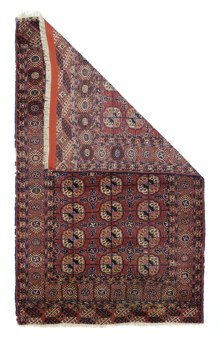 Antique Turkmen Rug 3'8'' x 5'10''