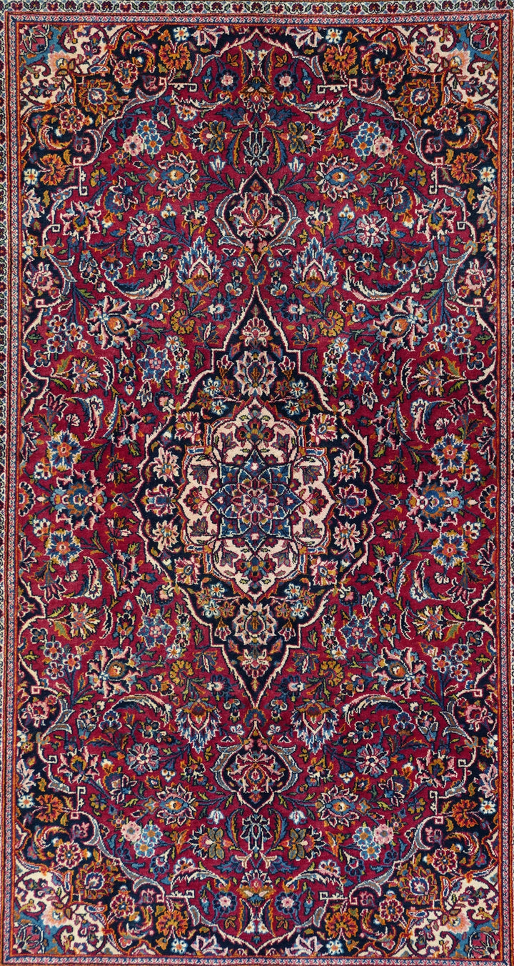 Vintage  Kashan Rug 4'4'' x 6'8''
