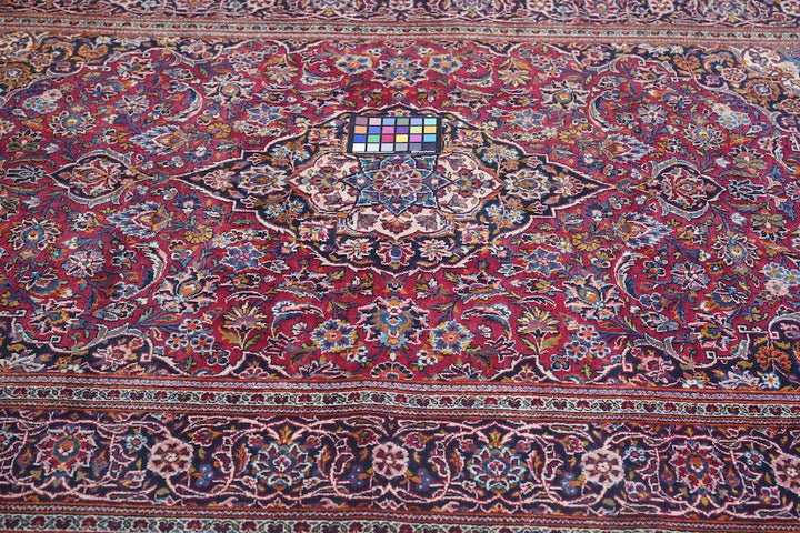 Vintage  Kashan Rug 4'4'' x 6'8''