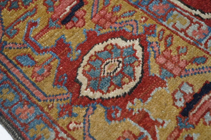 Antique Heriz Rug 5'2'' x 6'10''