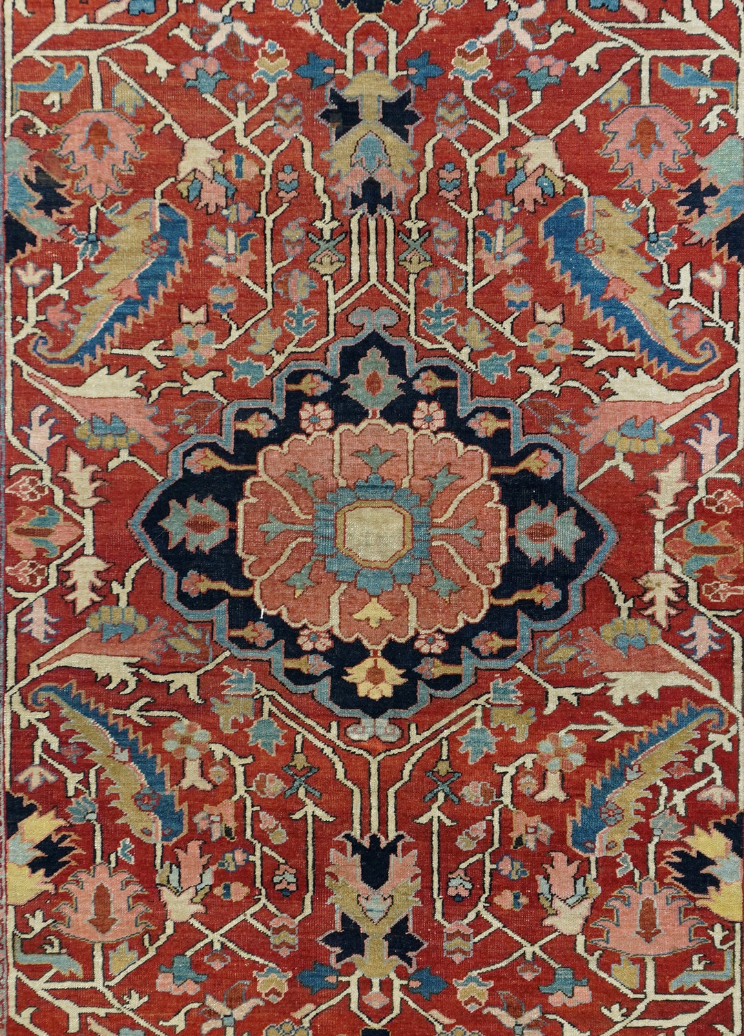 Antique Heriz Rug 5'2'' x 6'10''
