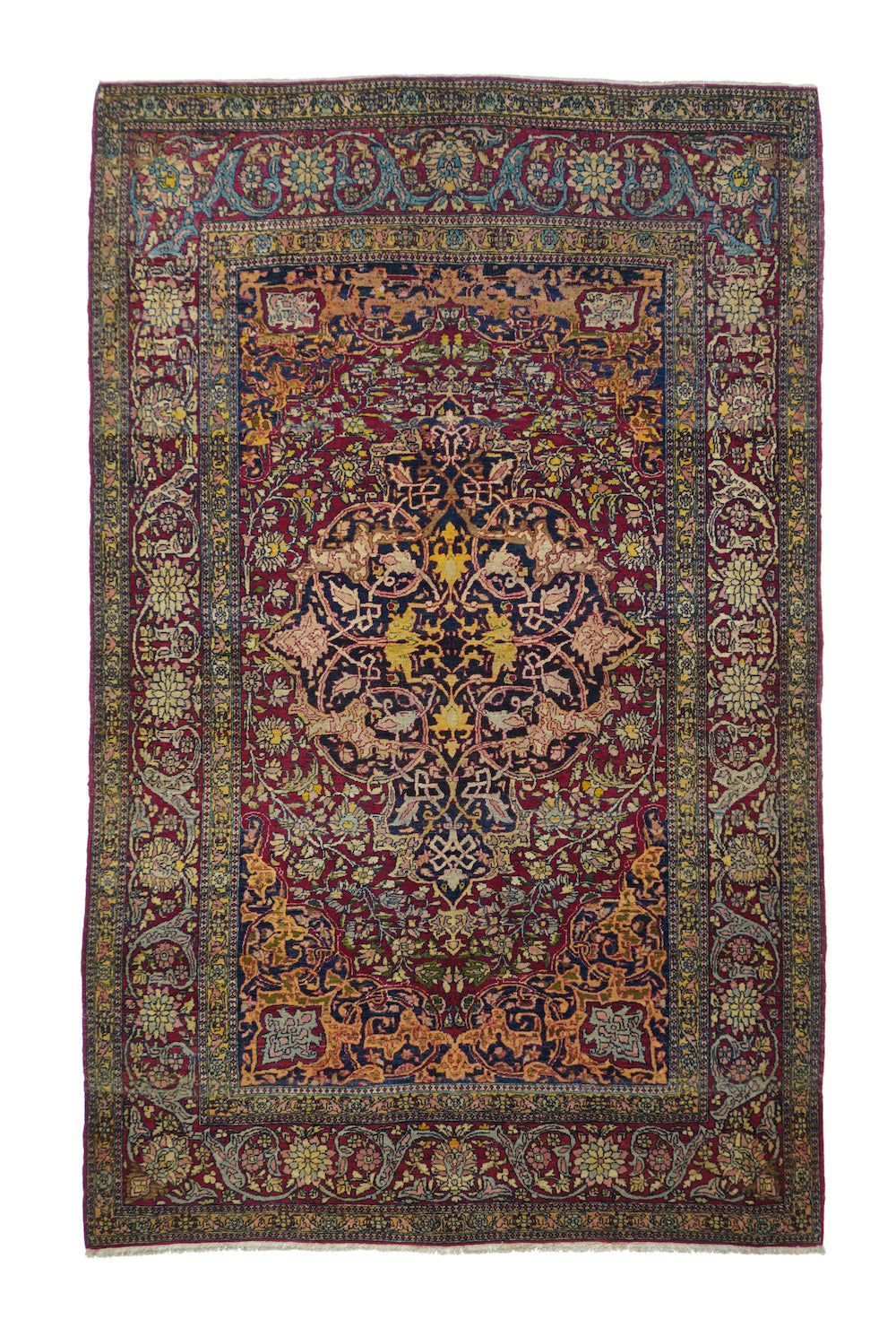Antique Isfahan Rug 4'5'' x 7'0'' – Victor Gallery