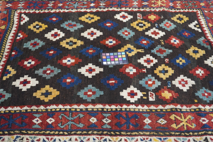 Antique Southern Caucasian Tribal Rug 4'6'' x 6'2''