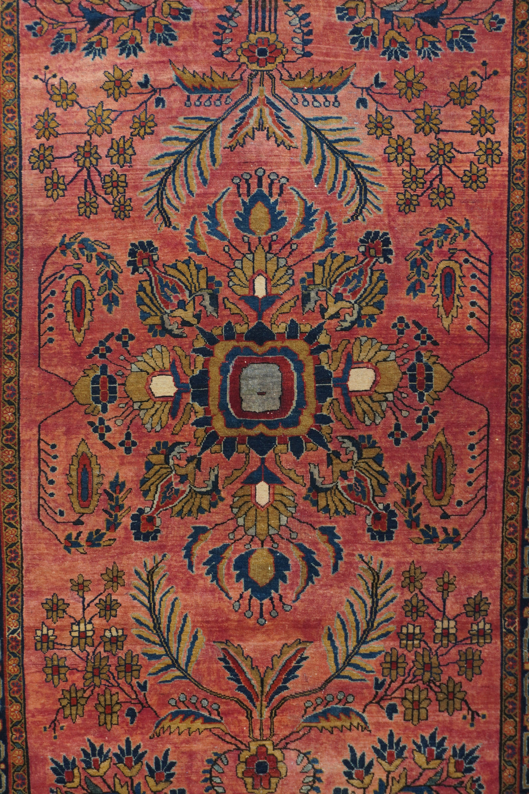 Fine Antique Mohajeran Sarouk Rug 4'3'' x 6'9''