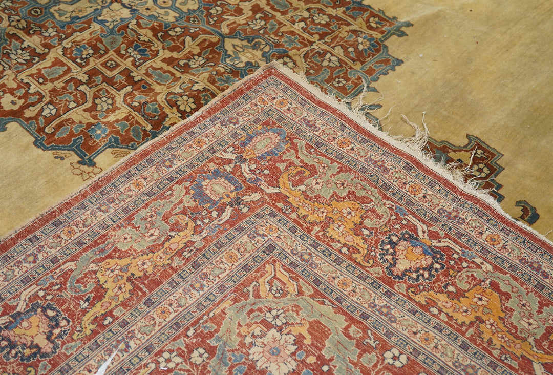 Antique Haji Jalili Tabriz Rug 8'9'' x 12'0''