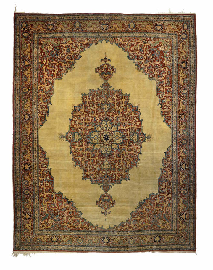 Antique Haji Jalili Tabriz Rug 8'9'' x 12'0''