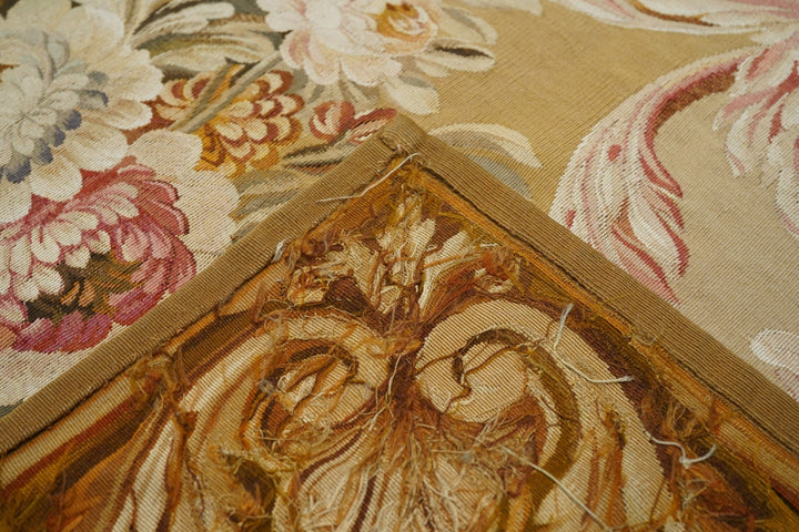 Antique French Tapestry 4'2'' x 10'2''