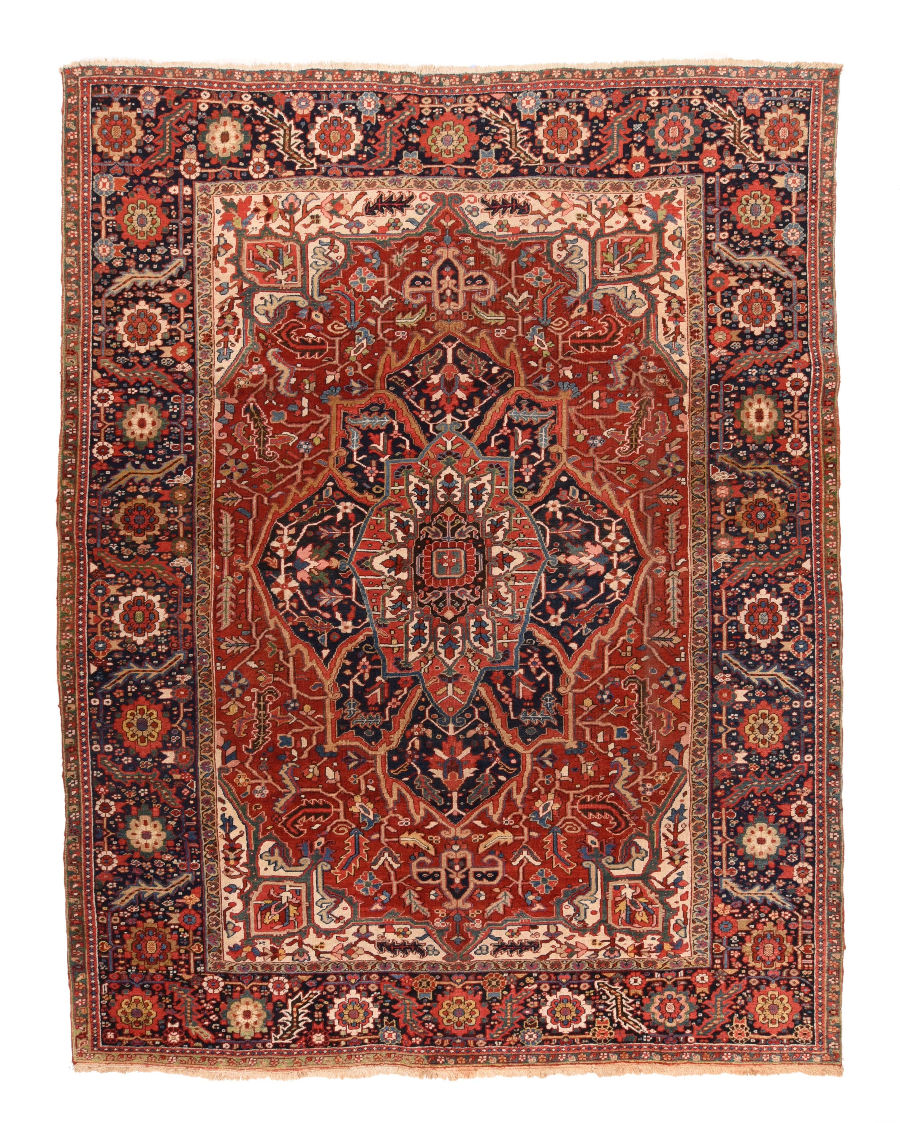 Antique Heriz Rug 8'5'' x 11'0'' – Victor Gallery